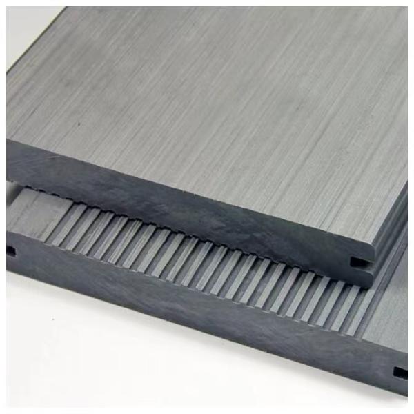 Swimming Pool Solid Core Composite Decking Moisture Proof Wood Plastic Composite