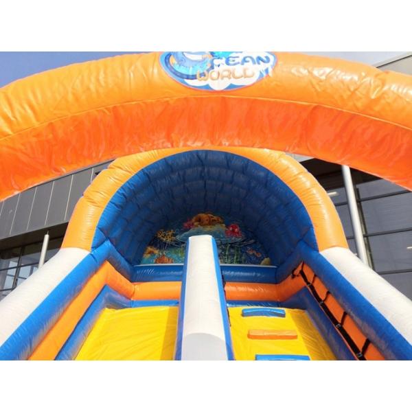Customized Ocean Commercial Inflatable Slide Fire Resistant Inflatable Bounce Slide