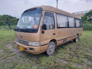 China King Long Used 23 Seater Bus Reliable Second Hand Coaster Model Left Hand Drive on sale