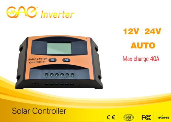 Quality 40A Solar Charge Controller with LCD Display intelligent pwm solar charge controller for sale