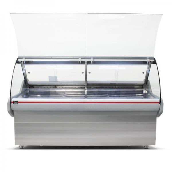 Quality Lifting-up Doors Deli Display Fridge , Deli Refrigerated Case For Butchery for sale