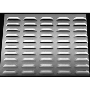 China Louver Hole Perforated Metal Sheet , Aluminum Perforated Metal Screen Sheet on sale