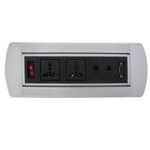 OEM Flip Up Sockets Anti - Dusty Easy To Use CE ROSH Certificate Dual Audio
