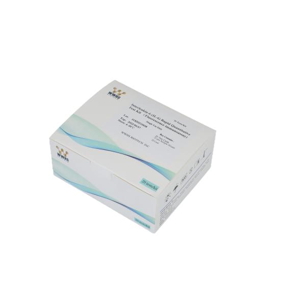 Quality IL-6 Quantitative Determination Of Interleukin-6  POCT High Accuracy FIA Rapid Test Kits CE Approved By NIR-1000 Dry for sale