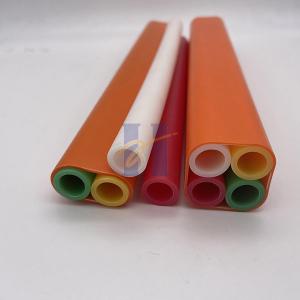 China HDPE 4WAY 10/8mm Inner Tubes Air Blown Fiber Microduct For Air Jetting Installation on sale