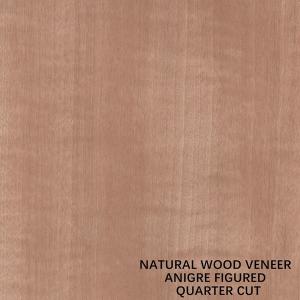 China Figured Anegre Quarter Cut Wood Veneer Straight Uniform Color For Musical Instruments on sale