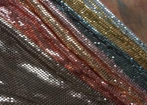  Splendent 4MM Square Metal Sequin Fabric Decoration For Dresses / Garment Manufactures