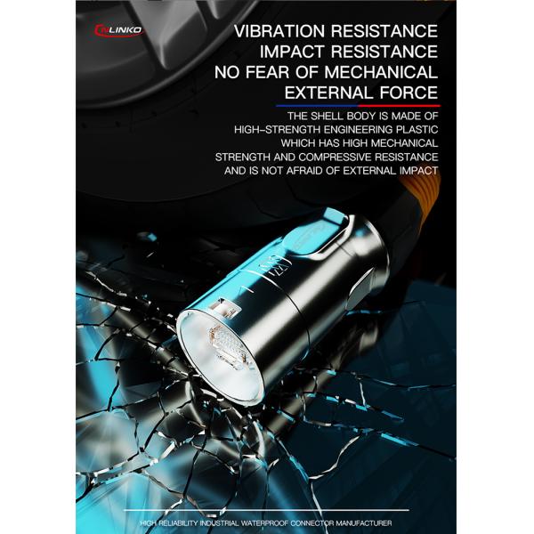 Cnlinko Connector RJ45 Ethernet Dual Rj45 Waterproof Connector IP68 for Led Display signal Connector