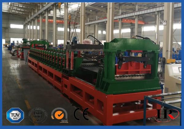 Quality PLC System Steel Corrugated Side Panel Silo Roll Forming Machine High Speed 12-15m / Min for sale