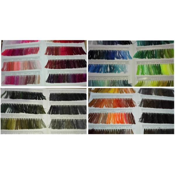 Colourful 100 Spun Polyester Sewing Thread 40 / 2 Low Shrinkage AAA Grade