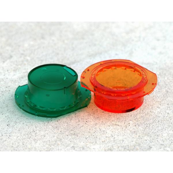 OEM / ODM : Double Injection Molding & Transparent Smart Doorbell Button (1*4) No.23675 & 23676-B