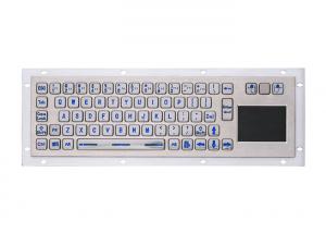  SS304 Industrial Metal Keyboard 1.5mm Key Travel PS2 Manufactures