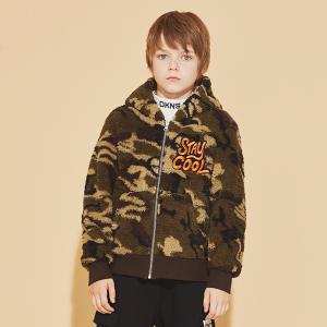  Camouflage Lightweight Kids Winter Parkas Coral Fleece Jacket Boys Tops Manufactures