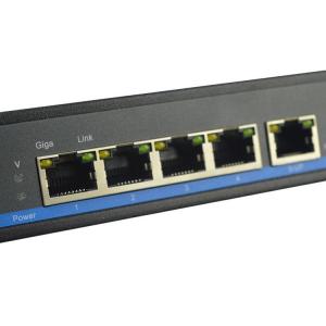  5 Port Fiber Optic Switch / Commercial Poe Switch For Video Surveillance Network Manufactures