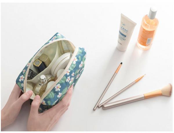 Zipper Polyester Cosmetic Bag