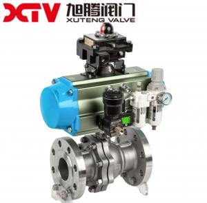  Normal Temperature High Platform Flanged Ball Valve Q41F-16C with Manual Driving Mode Manufactures