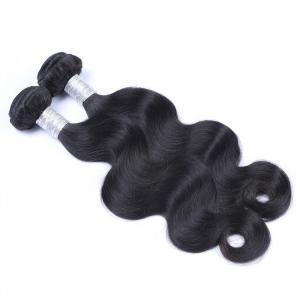 Unprocessed Peruvian Virgin Human Hair Bundles Body Wave Silk Soft Thick Bottom
