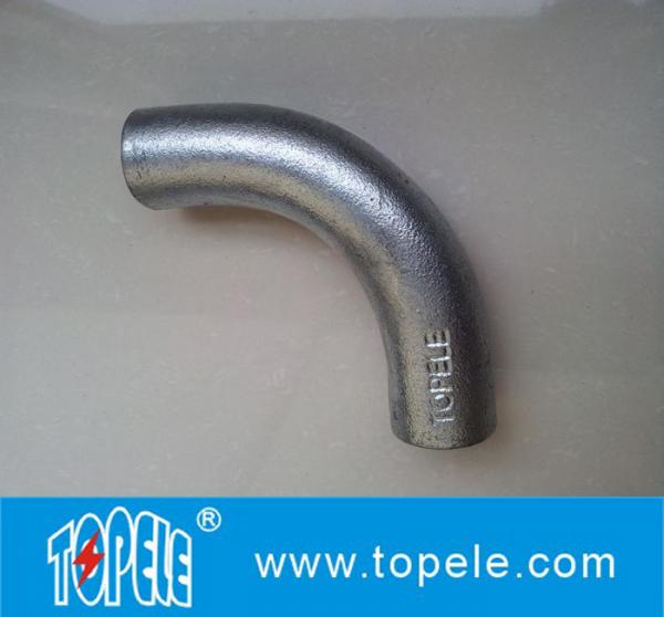 Quality BS4568 Conduit Fittings 20mm, 25mm Malleable Iron Solid Elbow , 90 Degree for sale