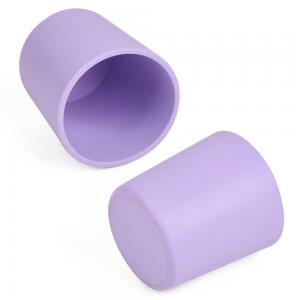 China Purple Infant Training Cup Kids Silicone Cup For 0-12 Months Babies on sale