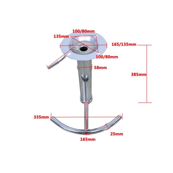 Iron Bar Stool Accessories Customizable Colors for Enhanced Performance Bar chair base Link the foot pedal