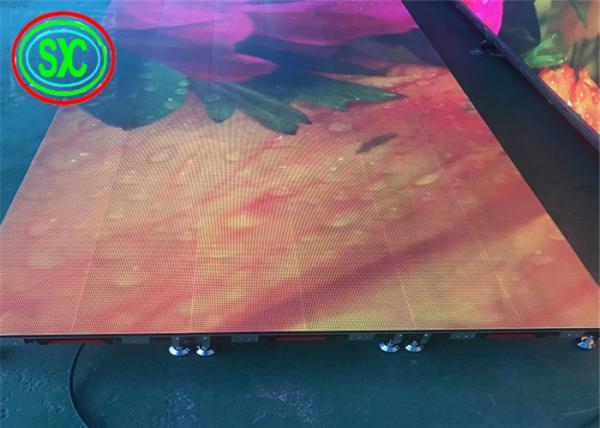 Quality Anti-collision Indoor P6.25  Led Dance Floor for Bar / KTV / Prom support more than 500kg for sale