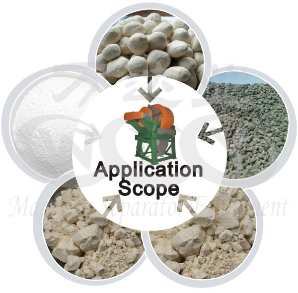 Vertical Ring High Gradient Non Ferrous Metal Separator Approved ISO9001