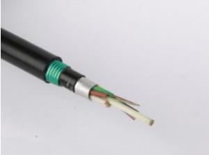 China GYFTY53 Fiber Optic Cable Stranded Loose Tube Double Sheathed Cable in Black PE on sale