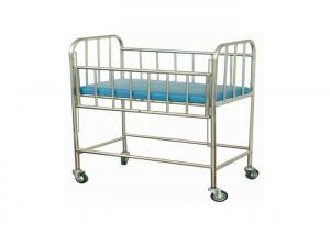 Stainless Steel Children Crib Baby Child Hospital Bed With Four Casters ALS - BB04 Manufactures