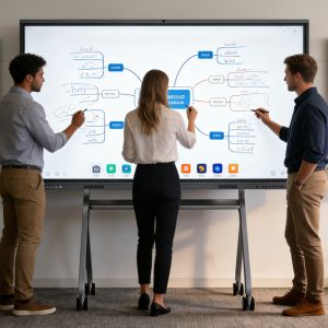 China Enterprise 75-Inch Conference Smart White Board - Flagship Large Touchscreen for Boardrooms & Training Rooms on sale