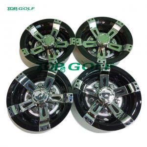  Electric And Gas Golf Cart Parts Sport Wheel Cover Customized Color Manufactures