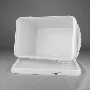 20 Liter Large Capacity Square Five Gallon Buckets PP Material