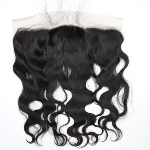 China Pre Plucked Lace Frontal 13x4 Virgin Hair Body Wave Lace Top Closure Ear to Ear on sale