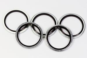 China Stainless Steel Nitrile Rubber Bonded Seals For Threaded Pipe Joints on sale