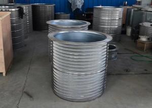  0.25mm Slot Size 1.2m2 Inflow Pressure Screen Basket Stainless Steel 304 Manufactures