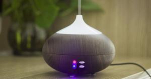 ultrasonic air humidifier purifier aroma diffuser with LED light manufactured GK-HU08