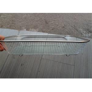304 316 Stainless Wire Mesh Baskets For Instruments Storage Or Washing SGS