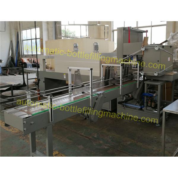 Semi Automatic Shrink Wrap Machine , Label Packaging Machine With Steam Generator