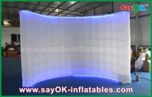  Advertising Booth Displays 3 X1.5 X 2m Custom Made Wedding Inflatable Photo Booth Frames Lighing Wall Manufactures