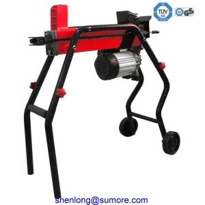 Buy cheap cheap 4 ton horizontal hydraulic electric screw log splitter with CE GS TUV from wholesalers