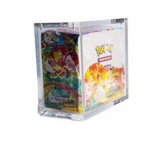 China Super Beast Super Dream acrylic pokemon card box for Pet Pokemon Monster game Card on sale