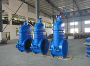  GGG40 GGG50 Resilient Seated Ductile Iron Gate Valve With Bypass For Reduce Torque Manufactures