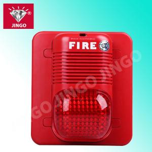  DC 24V 2 wire conventional fire alarm systems strobe flash light sounder Manufactures