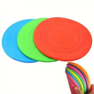  Custom Silicone Pet Toy Silicone Rubber Toy Soft Rubber Bite Resistant Pet Training Frisbee Manufactures