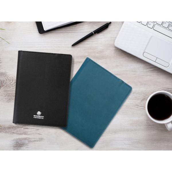 Promotional Sublimation Customizable Leather A5 Paper Agenda Wireless Phone Charger Journal Notebook