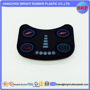  High Quality Foodgrade Custom 50 Shore A Various Silicone Rubber Keypad With Spray Wear-Resistant Hand Ink Manufactures