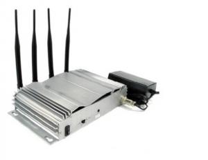 China CDMA / GSM 3G Cell Phone Frequency Jammer 33dBm with 20m Jamming Range on sale