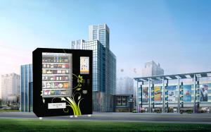  Can Package Food Beverage Vending Machine With Touch Screen and Security Camera Remote Control Manufactures