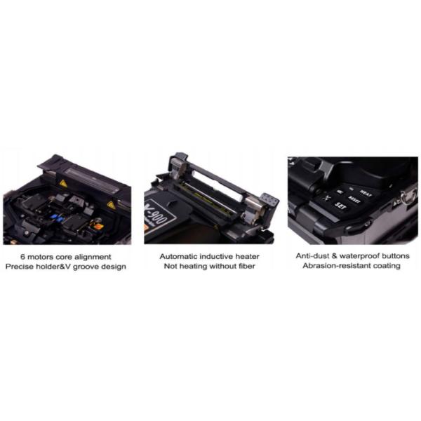 6 Motor 150μM 0.02dB Fiber Fusion Splicing Machine