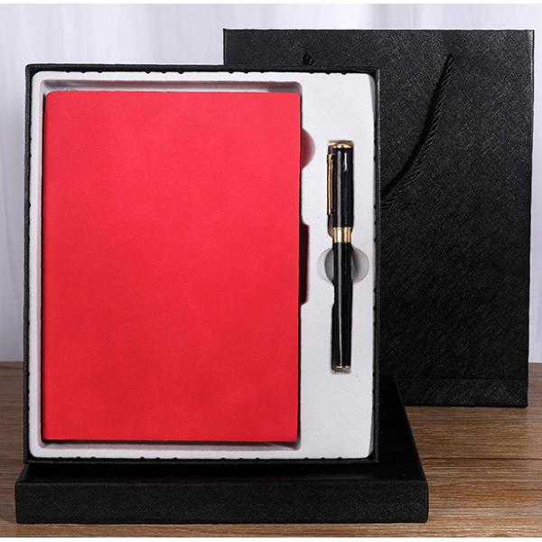 Business Gift Box A5 Thickened Soft Leather Notebook with Customized Logo Notepad