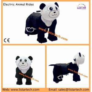  Coin OP for Shopping Mall Cart Toys Move Plush Giant Panda Plush Toys from Guangzhou Manufactures